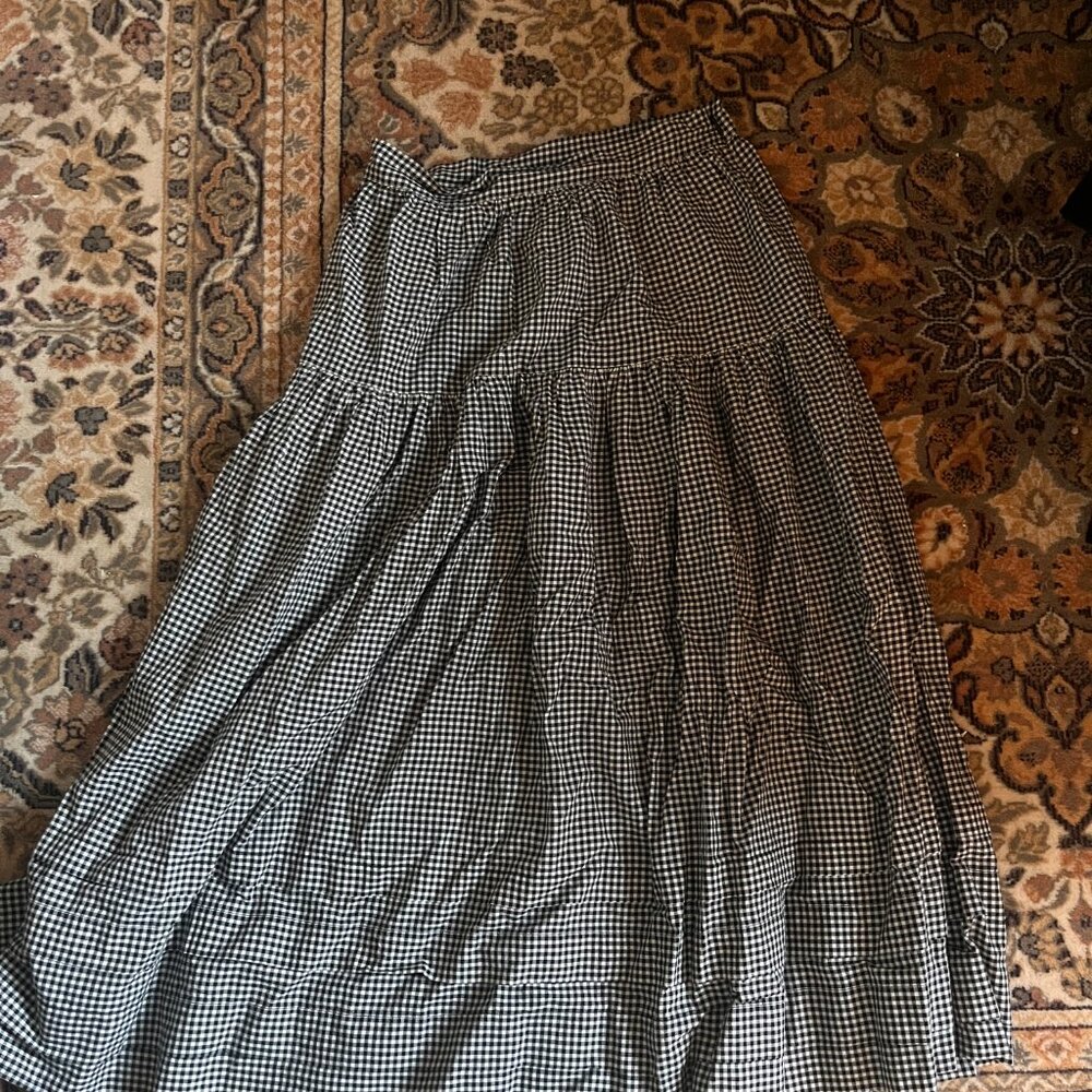 EUC SEBASTIANE Skirt Gingham Size S